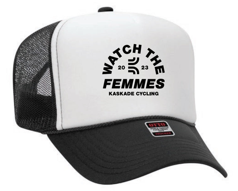 Watch the Femmes - Trucker Hat White